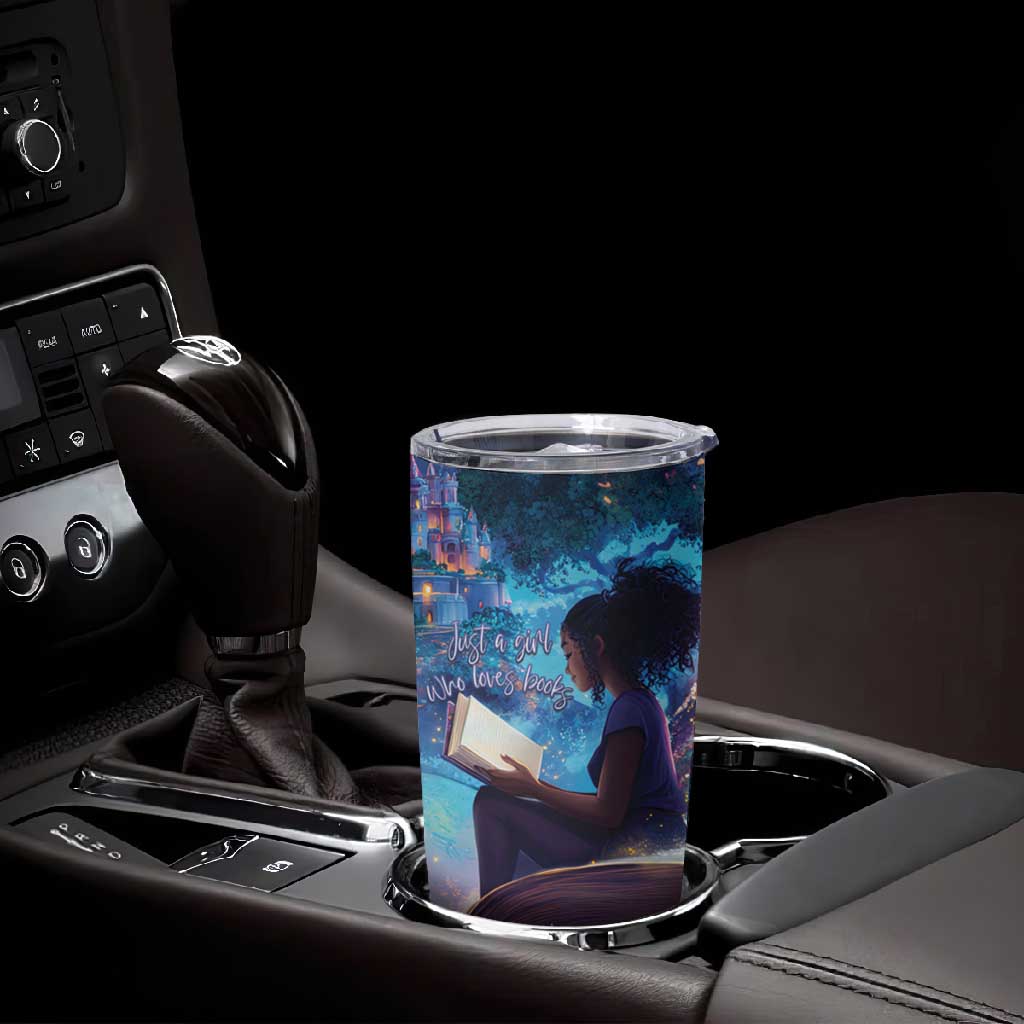Black Girls Book Lovers Tumbler Cup So Many Books - So Little Time LT15
