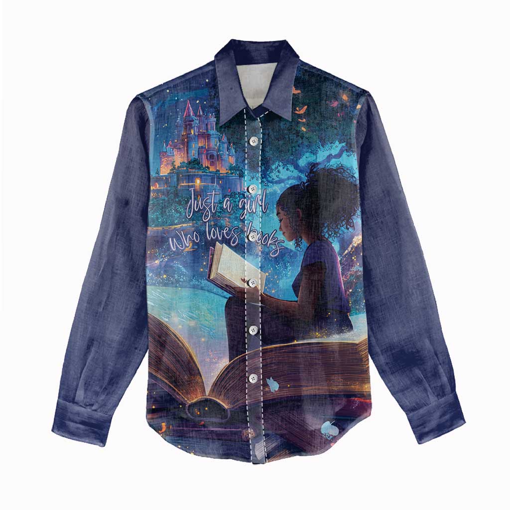 Black Girls Book Lovers Women Casual Shirt So Many Books - So Little Time LT15