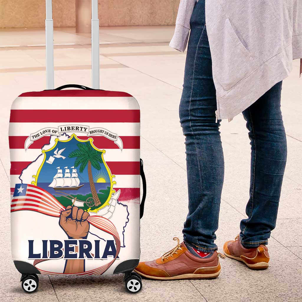 Liberia Flag Day Luggage Cover Our Flag Our Pride LT15