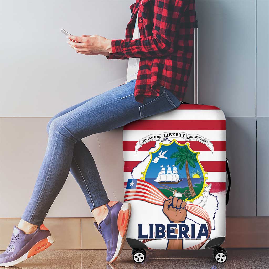 Liberia Flag Day Luggage Cover Our Flag Our Pride LT15