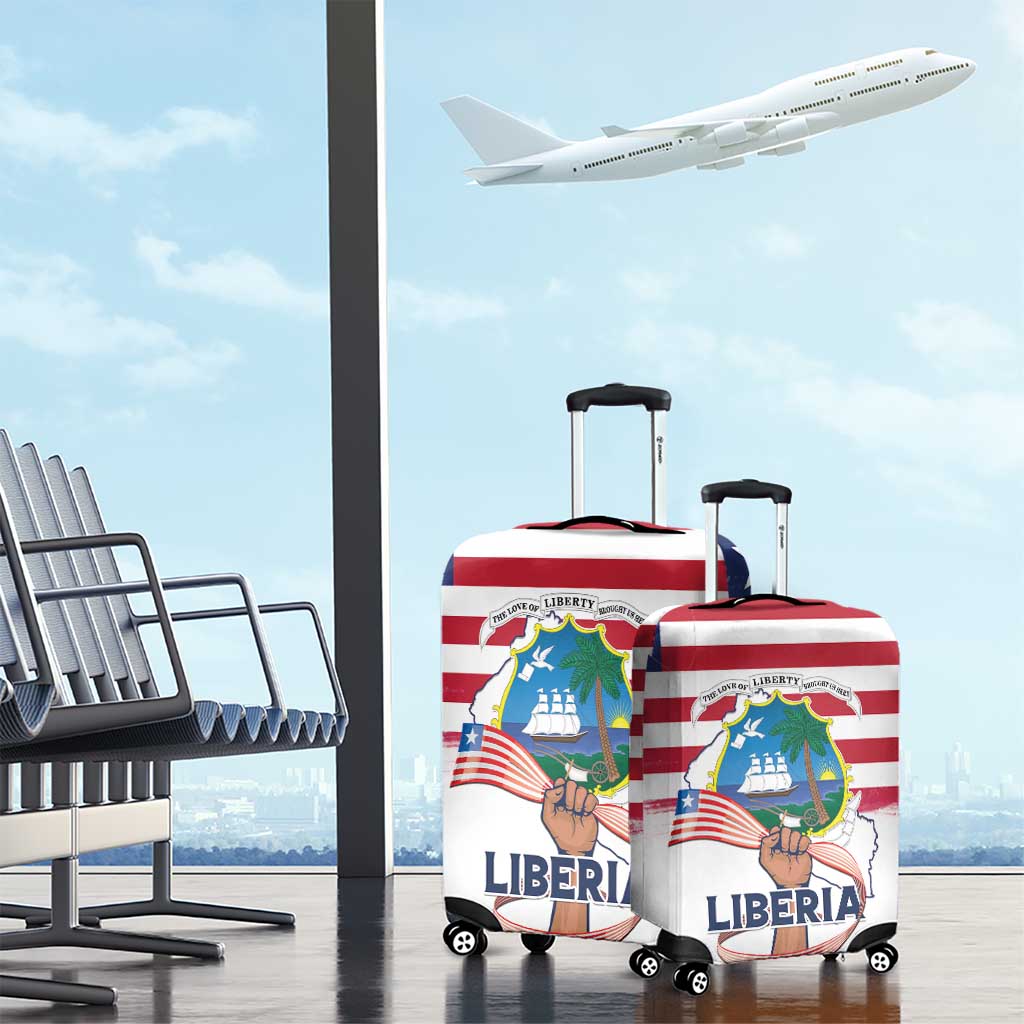Liberia Flag Day Luggage Cover Our Flag Our Pride LT15