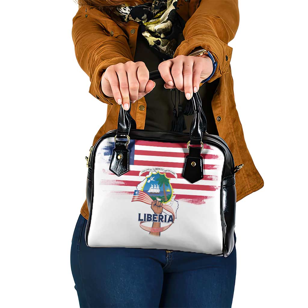 Liberia Flag Day Shoulder Handbag Our Flag Our Pride LT15