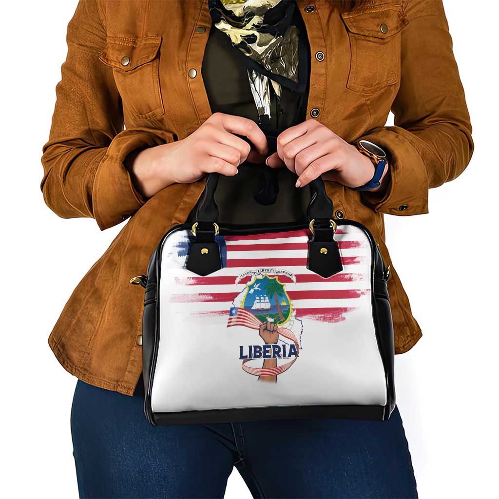 Liberia Flag Day Shoulder Handbag Our Flag Our Pride LT15