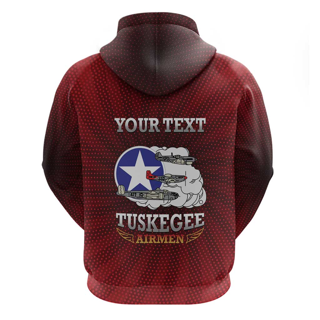 Personalized Red Tails Legacy Hoodie Tuskegee Airmen WWII Heroes LT15