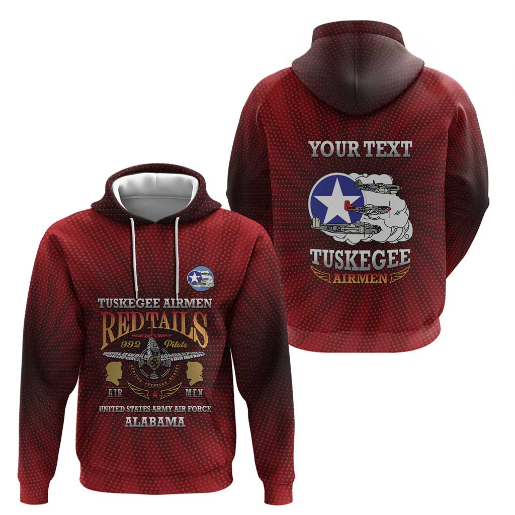 Personalized Red Tails Legacy Hoodie Tuskegee Airmen WWII Heroes LT15