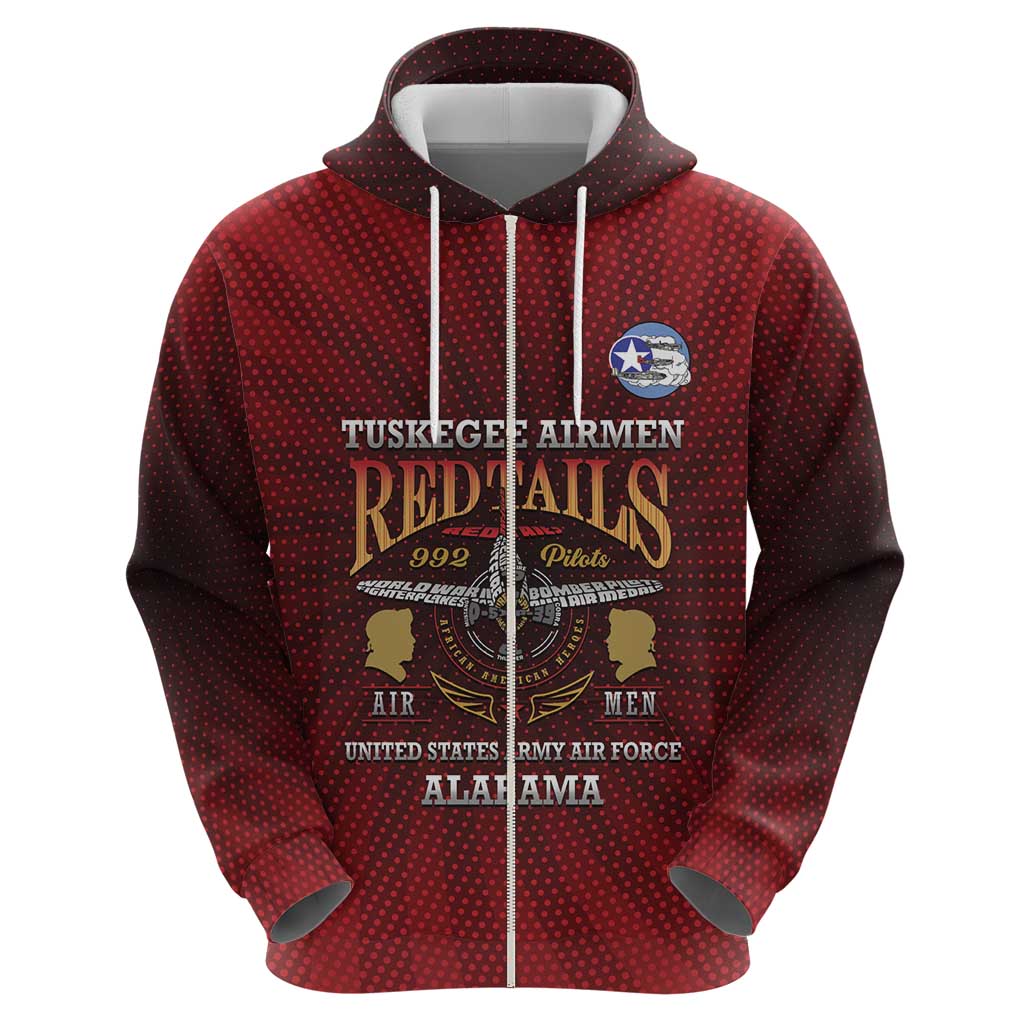 Personalized Red Tails Legacy Hoodie Tuskegee Airmen WWII Heroes LT15