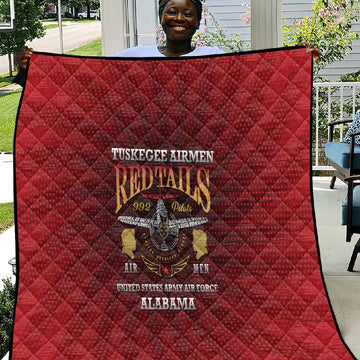 Tuskegee Red Tails Airmen Quilt WWII Legacy Tribute LT15
