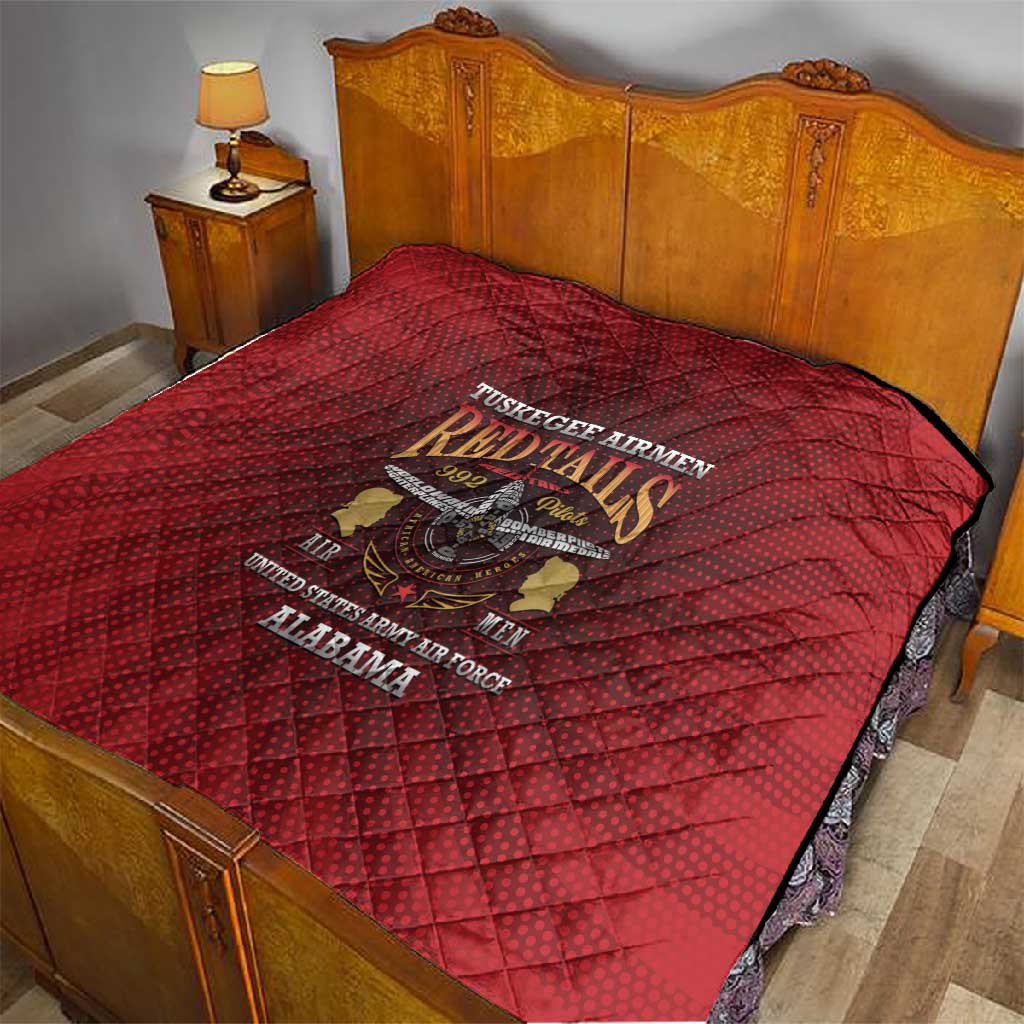 Tuskegee Red Tails Airmen Quilt WWII Legacy Tribute LT15