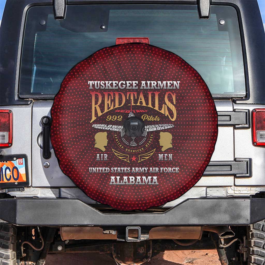 Red Tails Legacy Spare Tire Cover Tuskegee Airmen WWII Heroes LT15