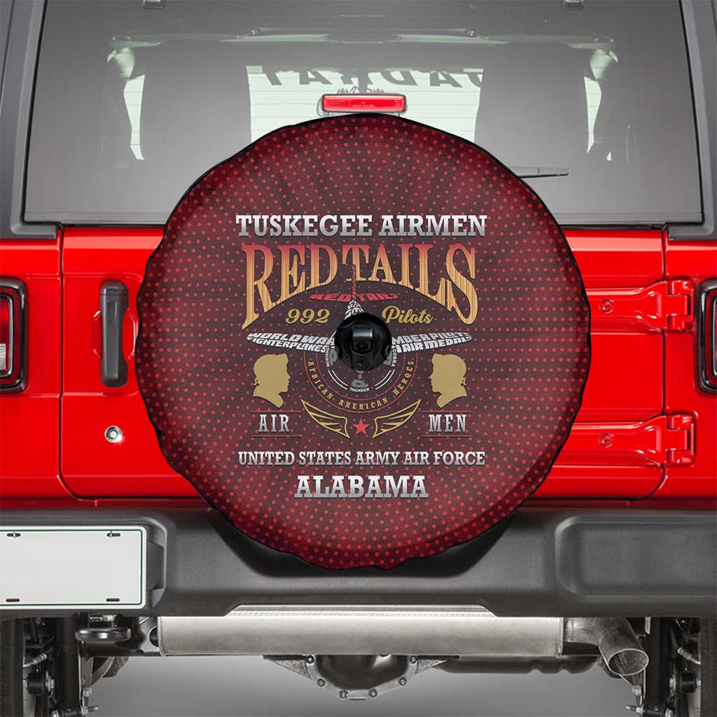 Red Tails Legacy Spare Tire Cover Tuskegee Airmen WWII Heroes LT15