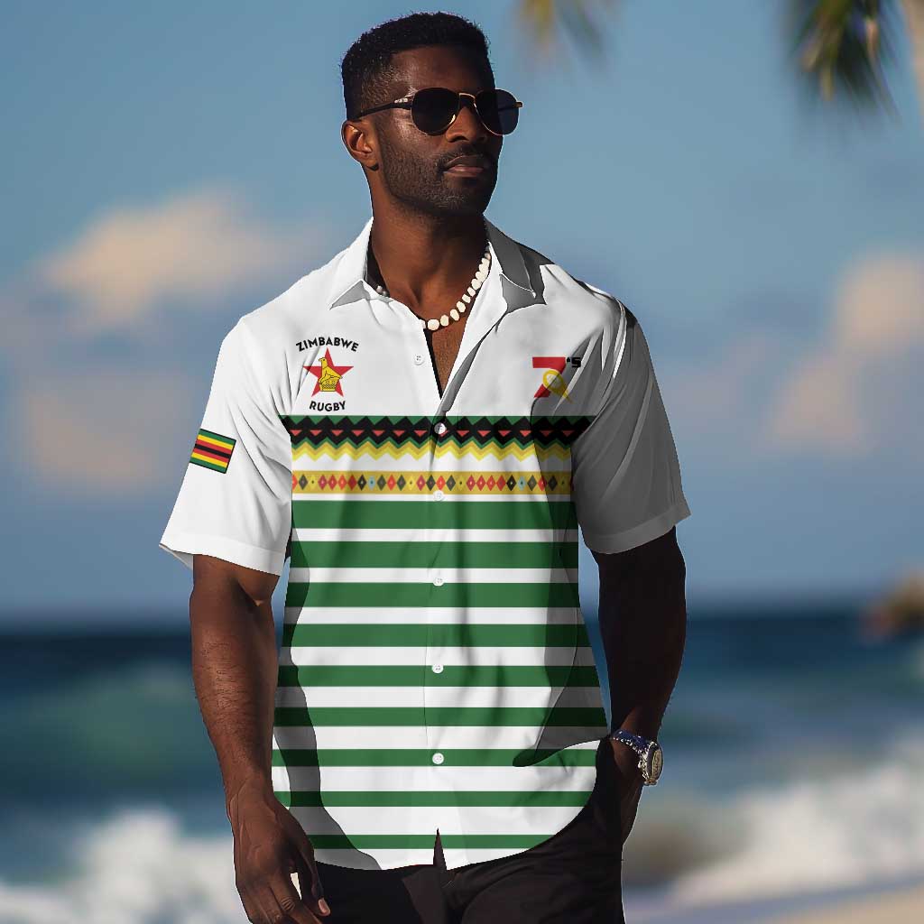 Zimbabwe Rugby Sevens Custom Hawaiian Shirt Go Cheetahs LT15