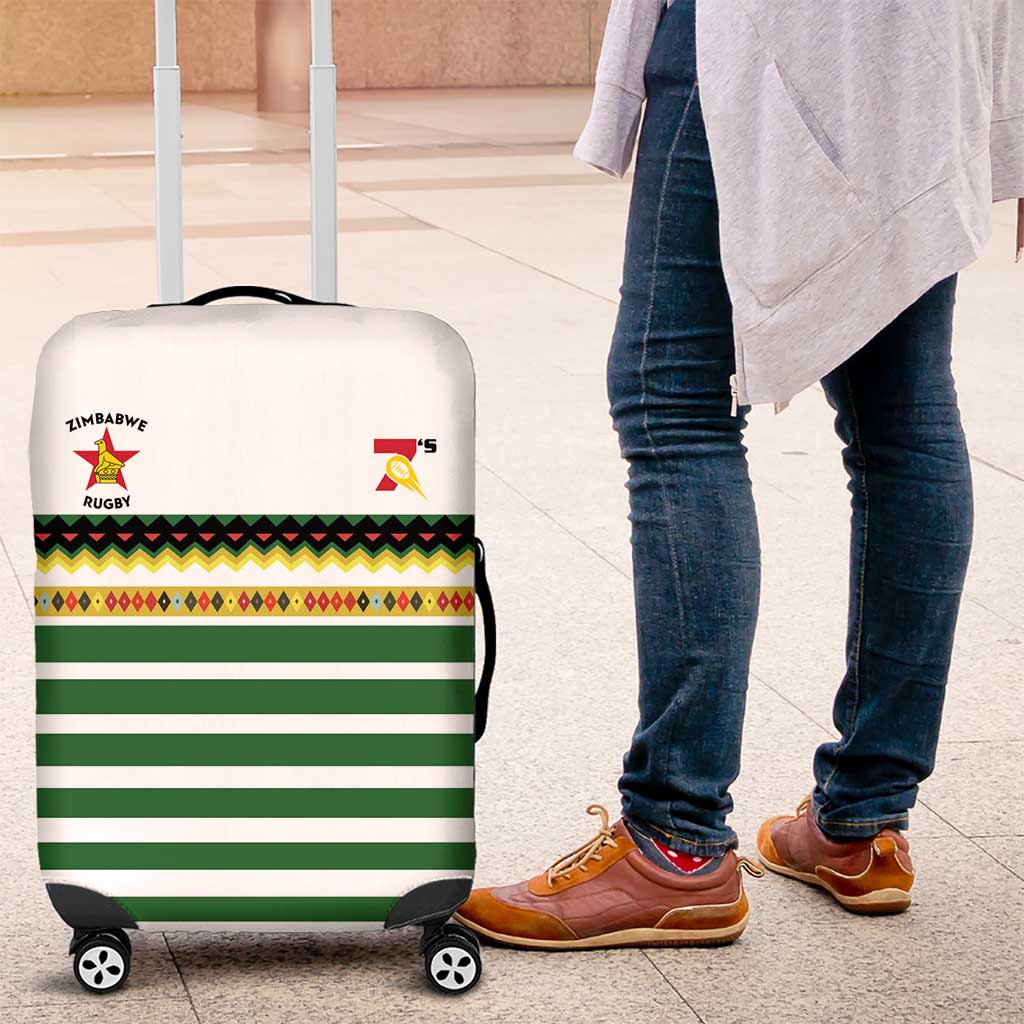 Zimbabwe Rugby Sevens Luggage Cover Go Cheetahs Go LT15