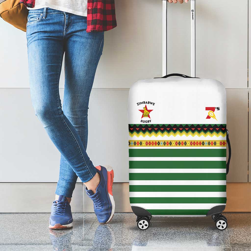 Zimbabwe Rugby Sevens Luggage Cover Go Cheetahs Go LT15