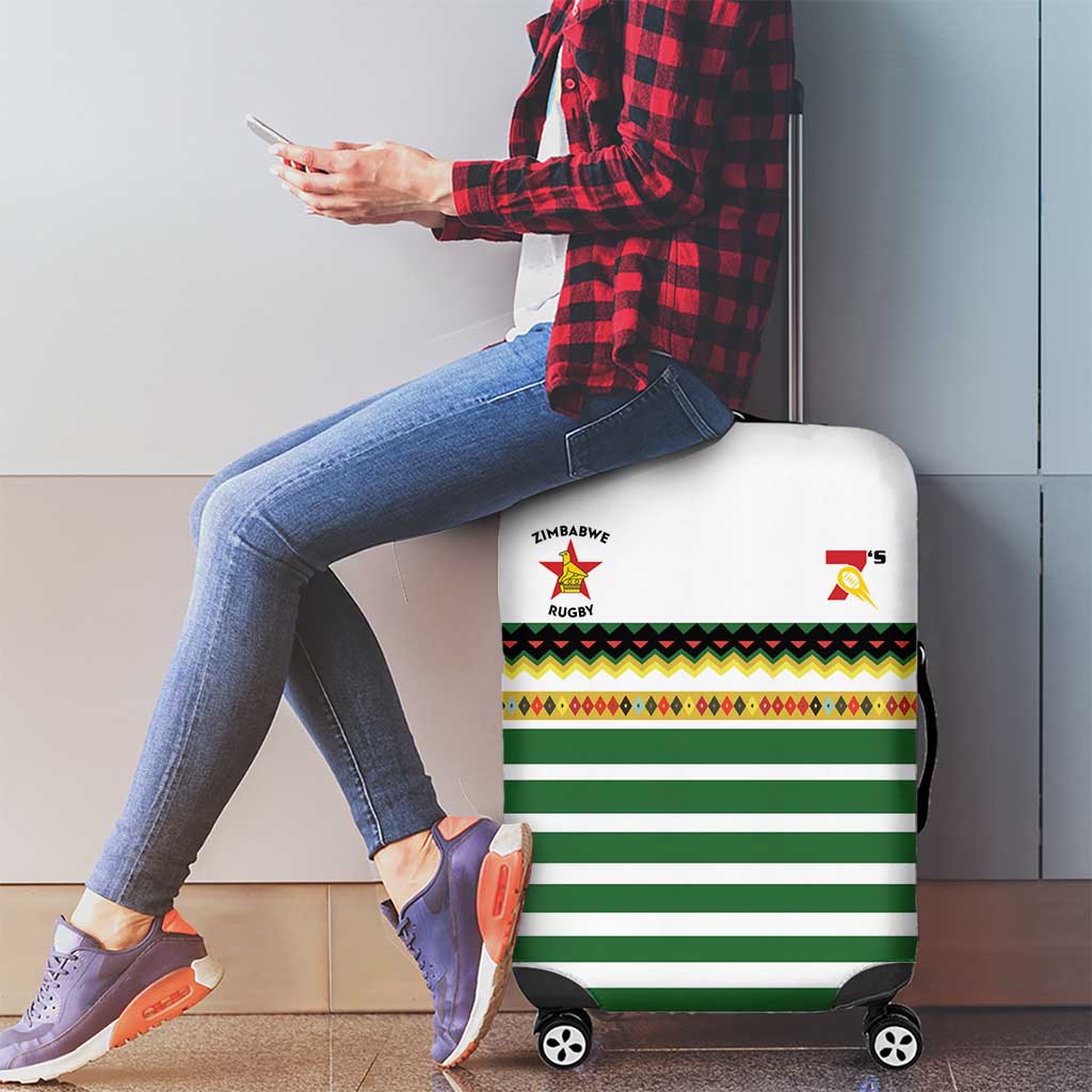 Zimbabwe Rugby Sevens Luggage Cover Go Cheetahs Go LT15