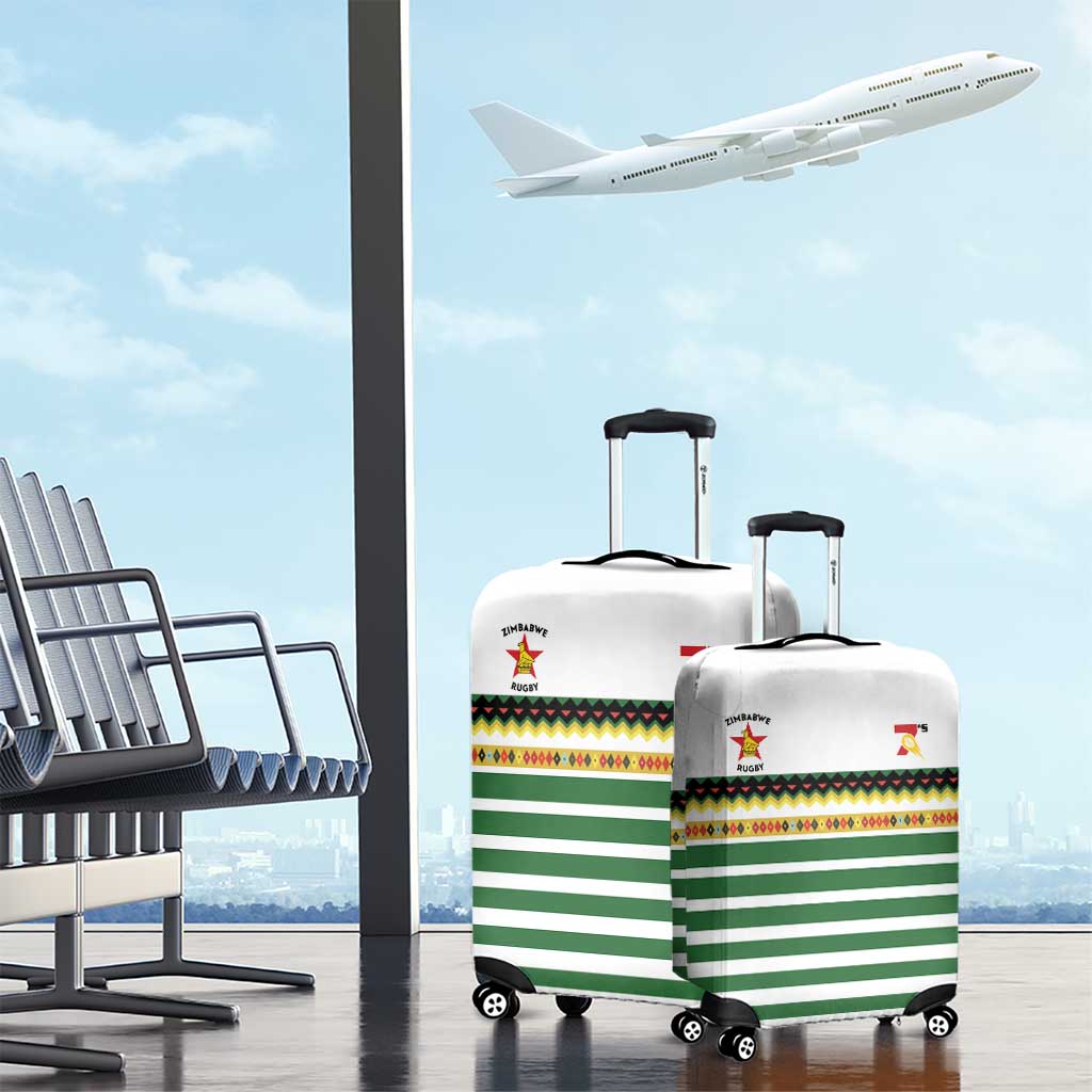 Zimbabwe Rugby Sevens Luggage Cover Go Cheetahs Go LT15