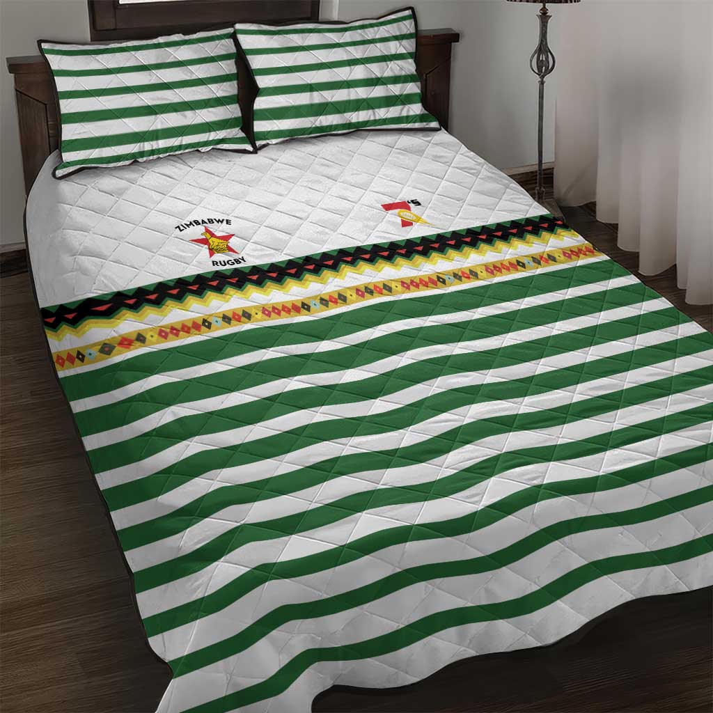 Zimbabwe Rugby Sevens Quilt Bed Set Go Cheetahs LT15