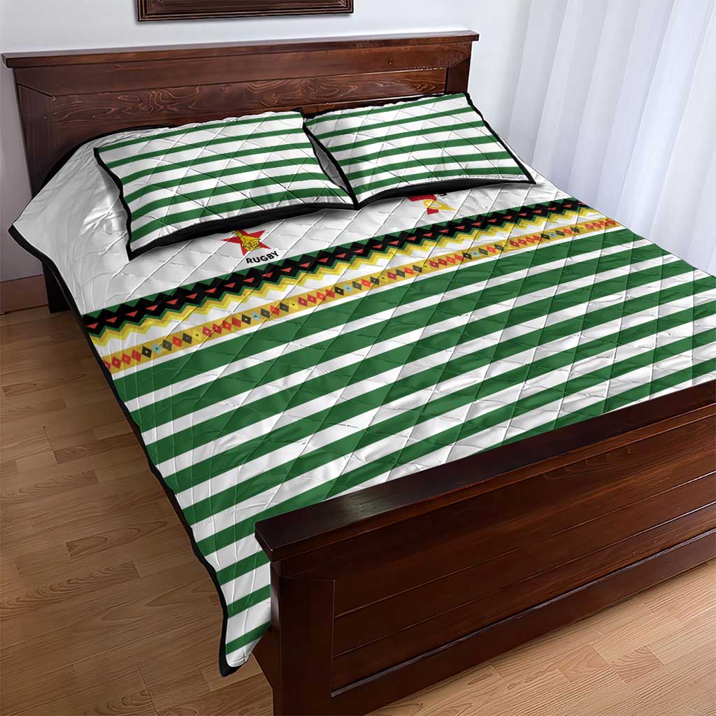 Zimbabwe Rugby Sevens Quilt Bed Set Go Cheetahs LT15