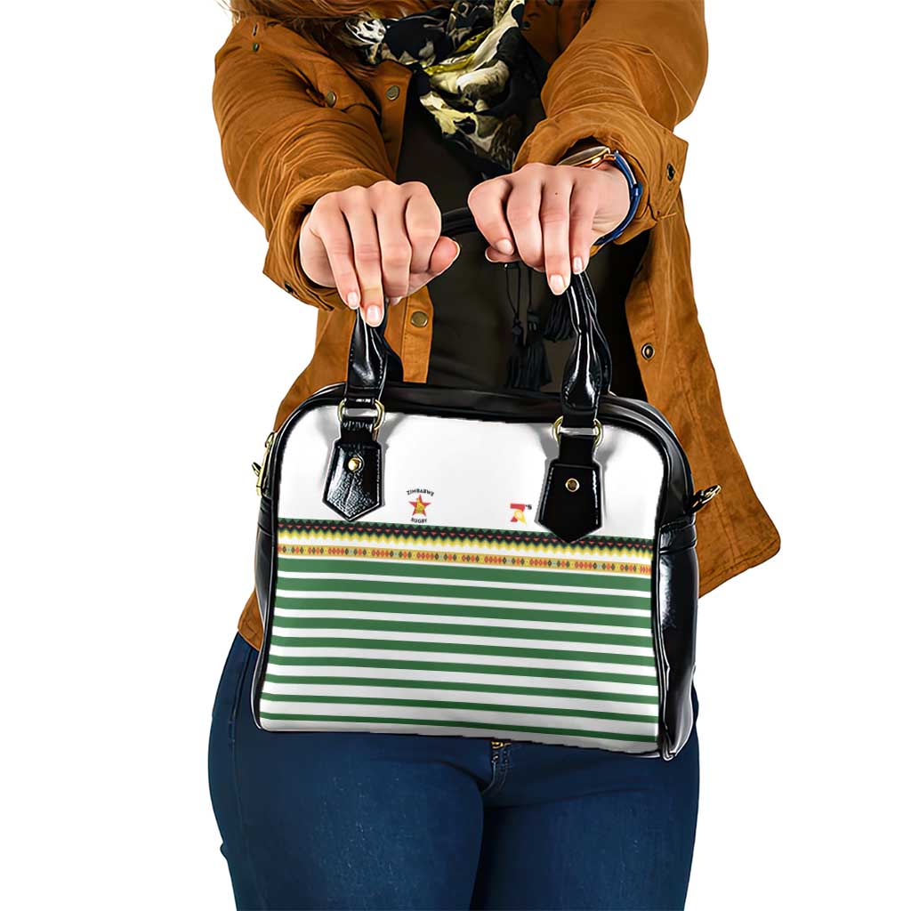 Zimbabwe Rugby Sevens Shoulder Handbag Go Cheetahs Go LT15
