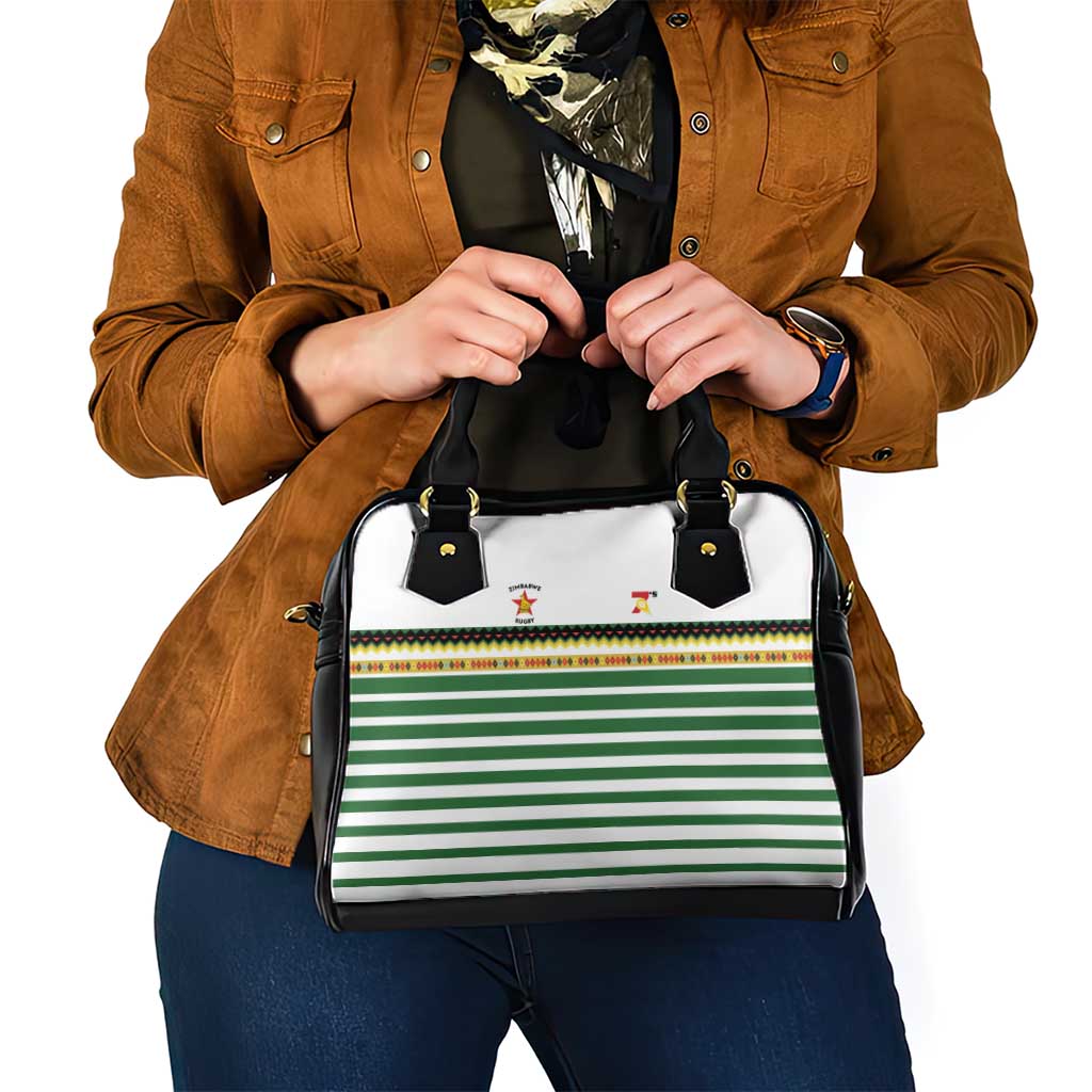 Zimbabwe Rugby Sevens Shoulder Handbag Go Cheetahs Go LT15