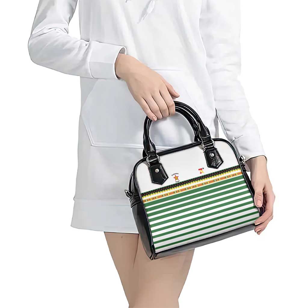Zimbabwe Rugby Sevens Shoulder Handbag Go Cheetahs Go LT15