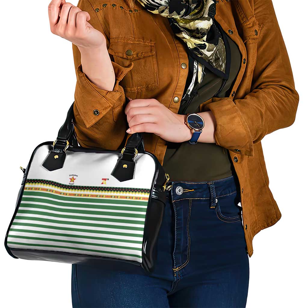 Zimbabwe Rugby Sevens Shoulder Handbag Go Cheetahs Go LT15