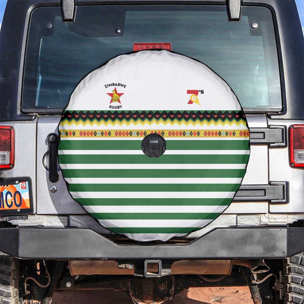 Zimbabwe Rugby Sevens Spare Tire Cover Go Cheetahs Go LT15
