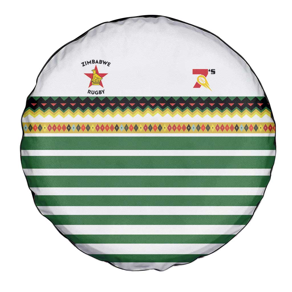 Zimbabwe Rugby Sevens Spare Tire Cover Go Cheetahs Go LT15