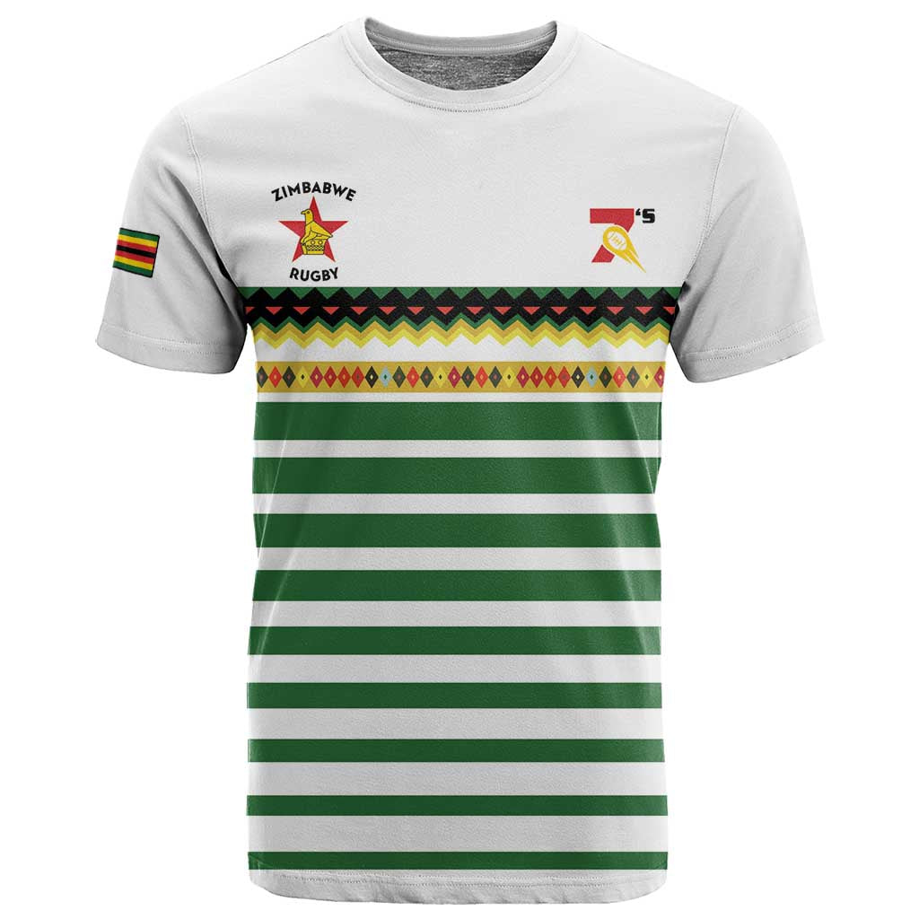 Zimbabwe Rugby Sevens Custom T shirt Go Cheetahs LT15