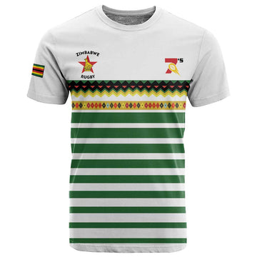Zimbabwe Rugby Sevens Custom T shirt Go Cheetahs LT15
