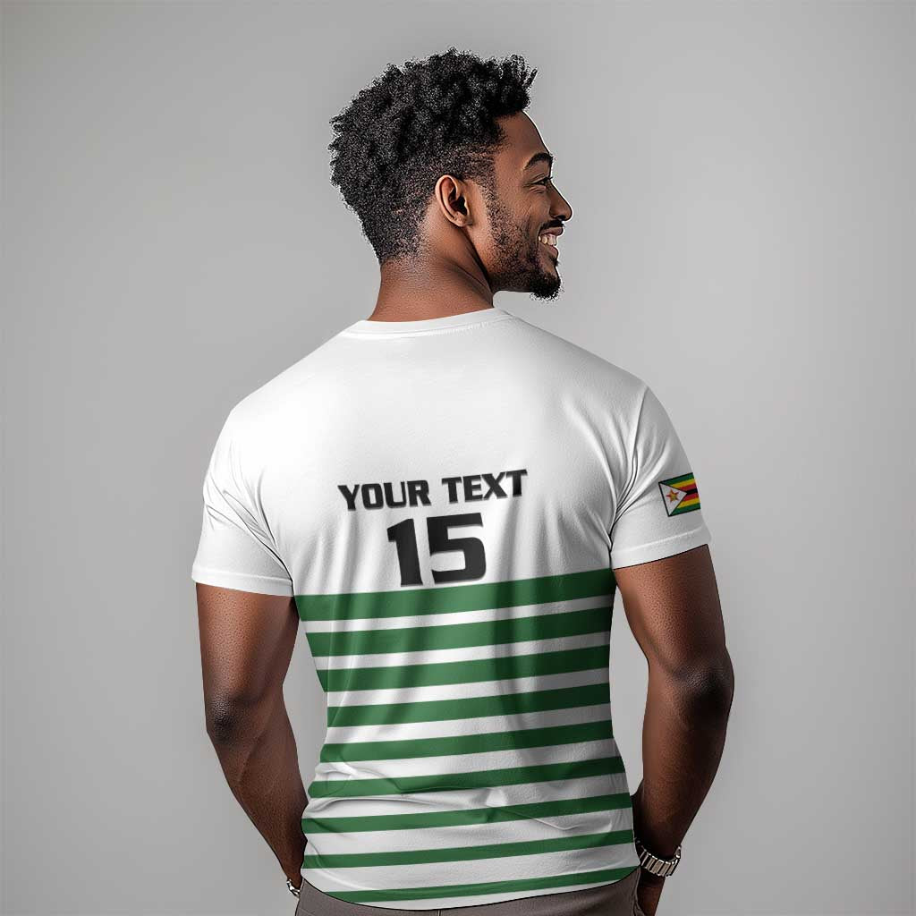 Zimbabwe Rugby Sevens Custom T shirt Go Cheetahs LT15