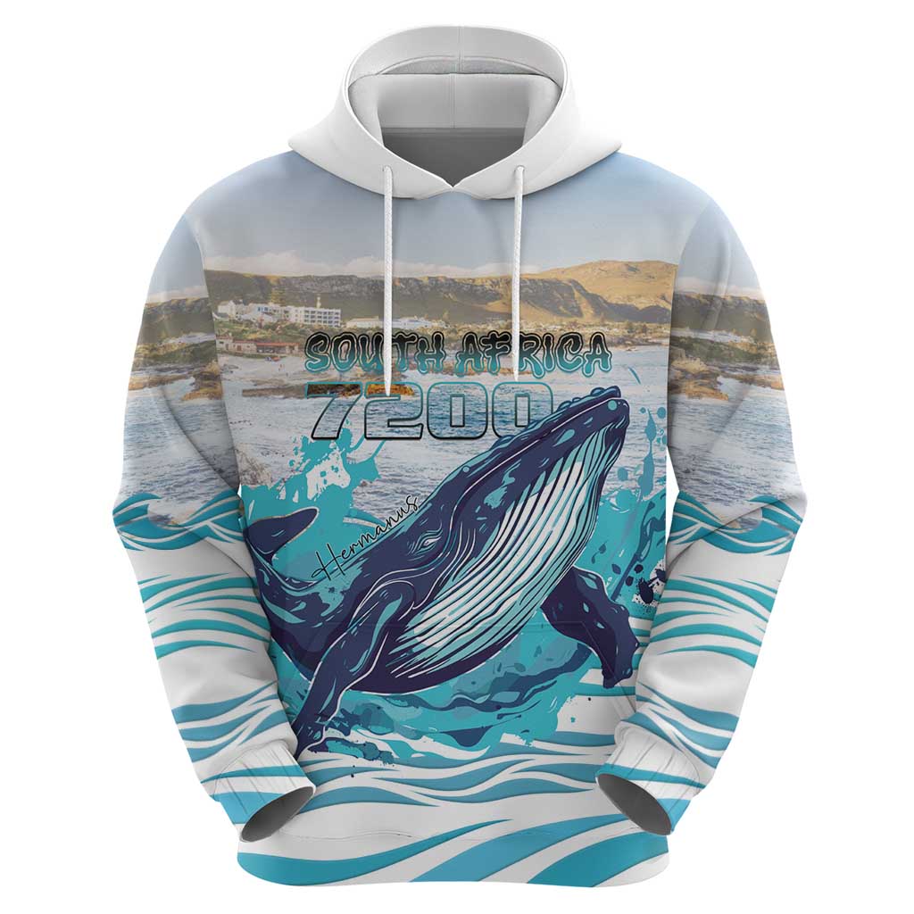Personalized South Africa Whale Hoodie Hermanus Fest LT15