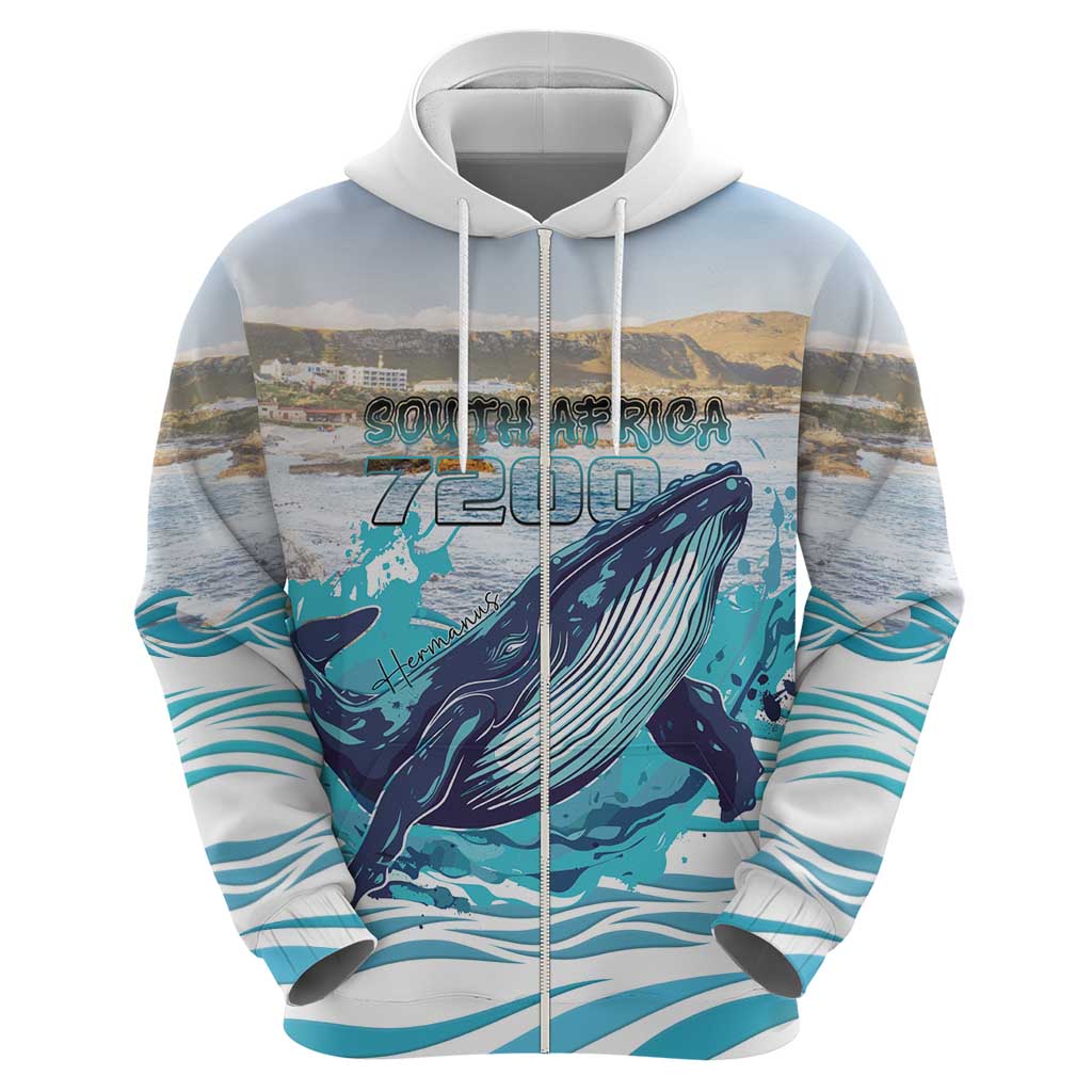 Personalized South Africa Whale Hoodie Hermanus Fest LT15