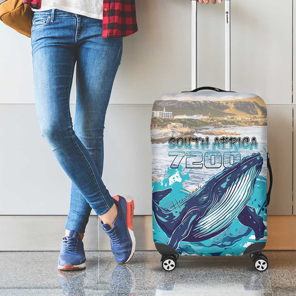 South Africa Whale Luggage Cover Hermanus Fest LT15