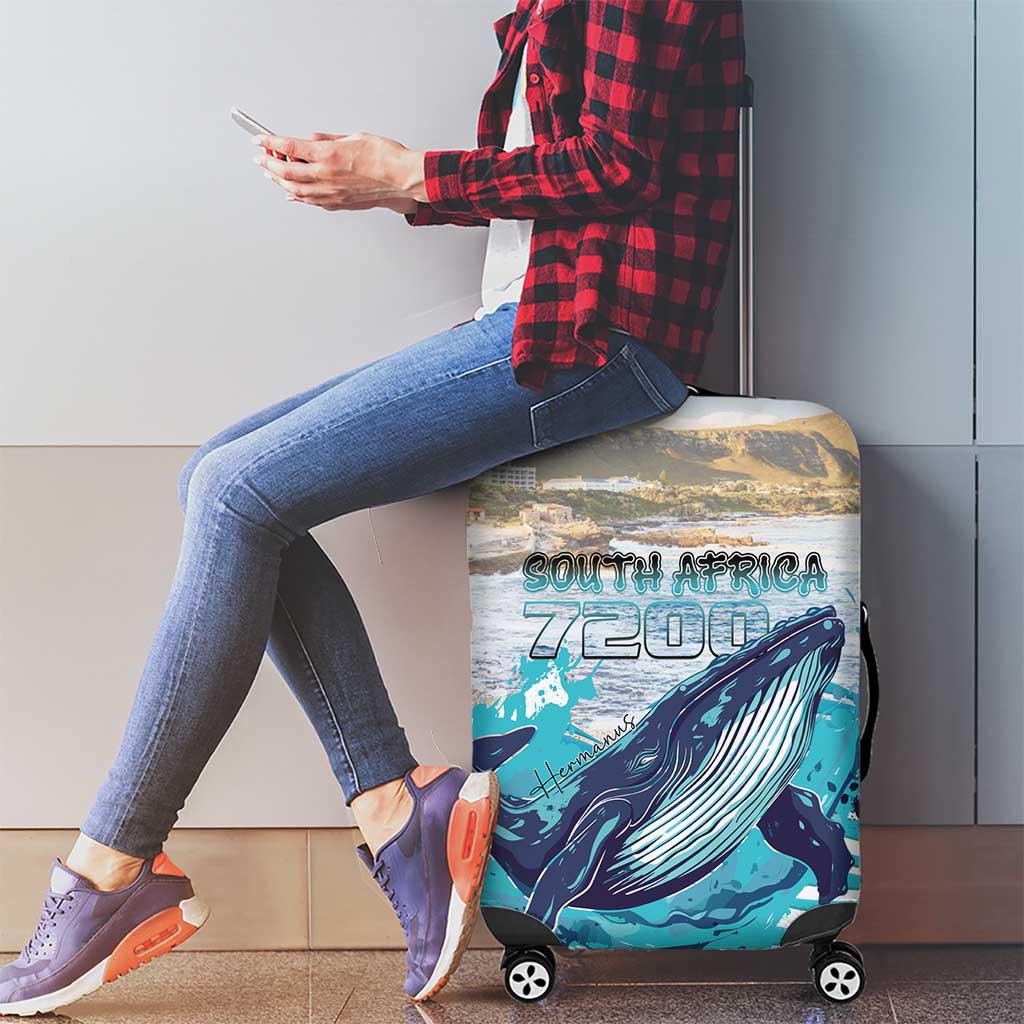 South Africa Whale Luggage Cover Hermanus Fest LT15