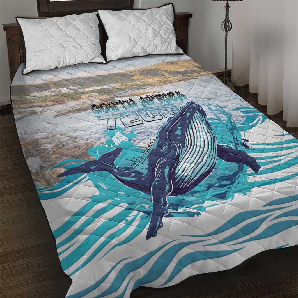South Africa Whale Hermanus Fest Quilt Bed Set LT15