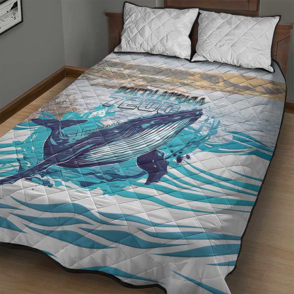 South Africa Whale Hermanus Fest Quilt Bed Set LT15