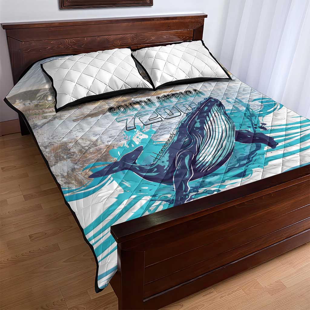 South Africa Whale Hermanus Fest Quilt Bed Set LT15