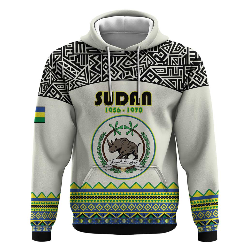 Personalized Sudan 1956-1970 Hoodie With African Pattern LT15