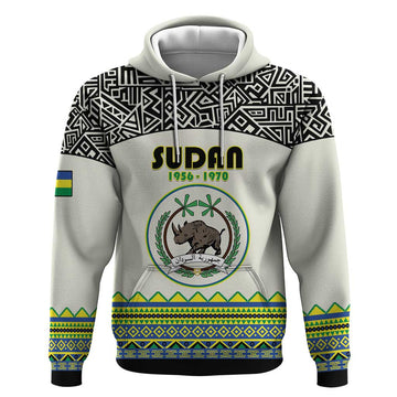 Personalized Sudan 1956-1970 Hoodie With African Pattern LT15