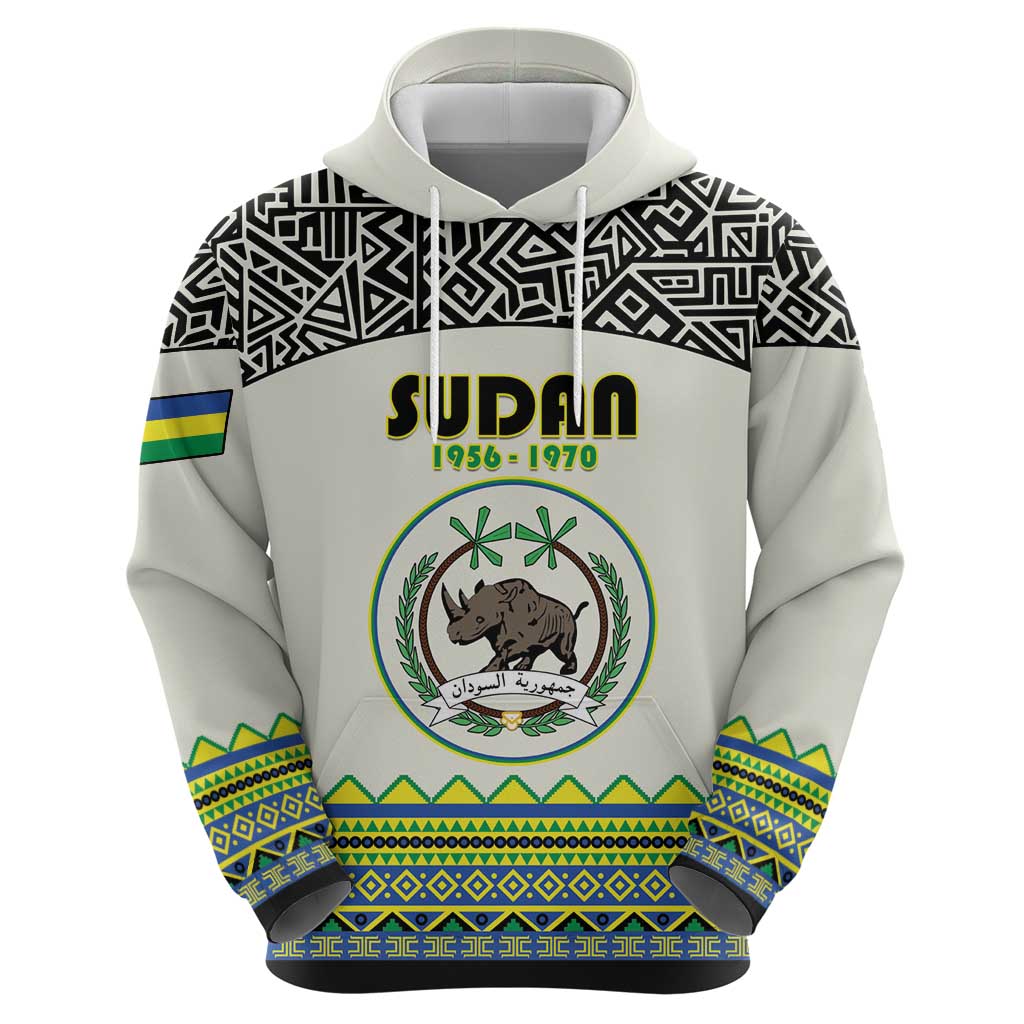 Personalized Sudan 1956-1970 Hoodie With African Pattern LT15