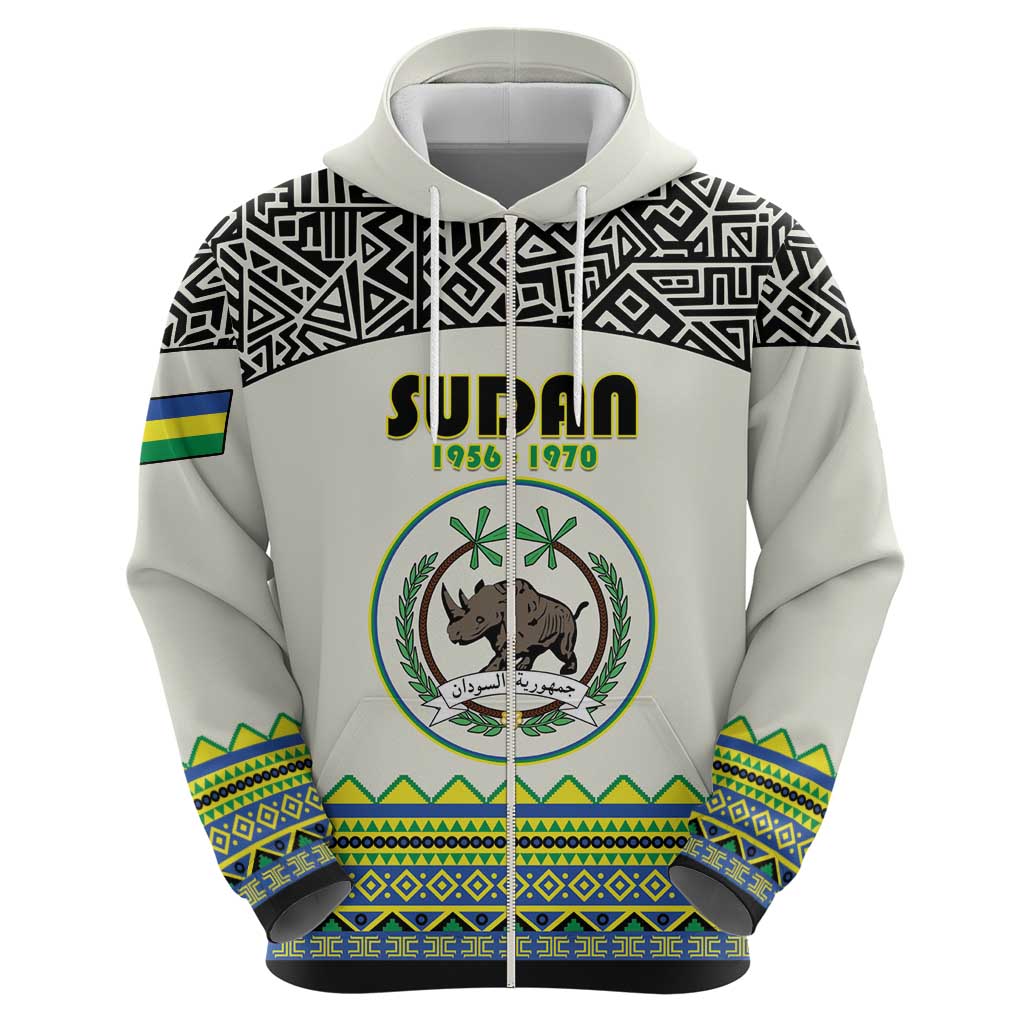 Personalized Sudan 1956-1970 Hoodie With African Pattern LT15