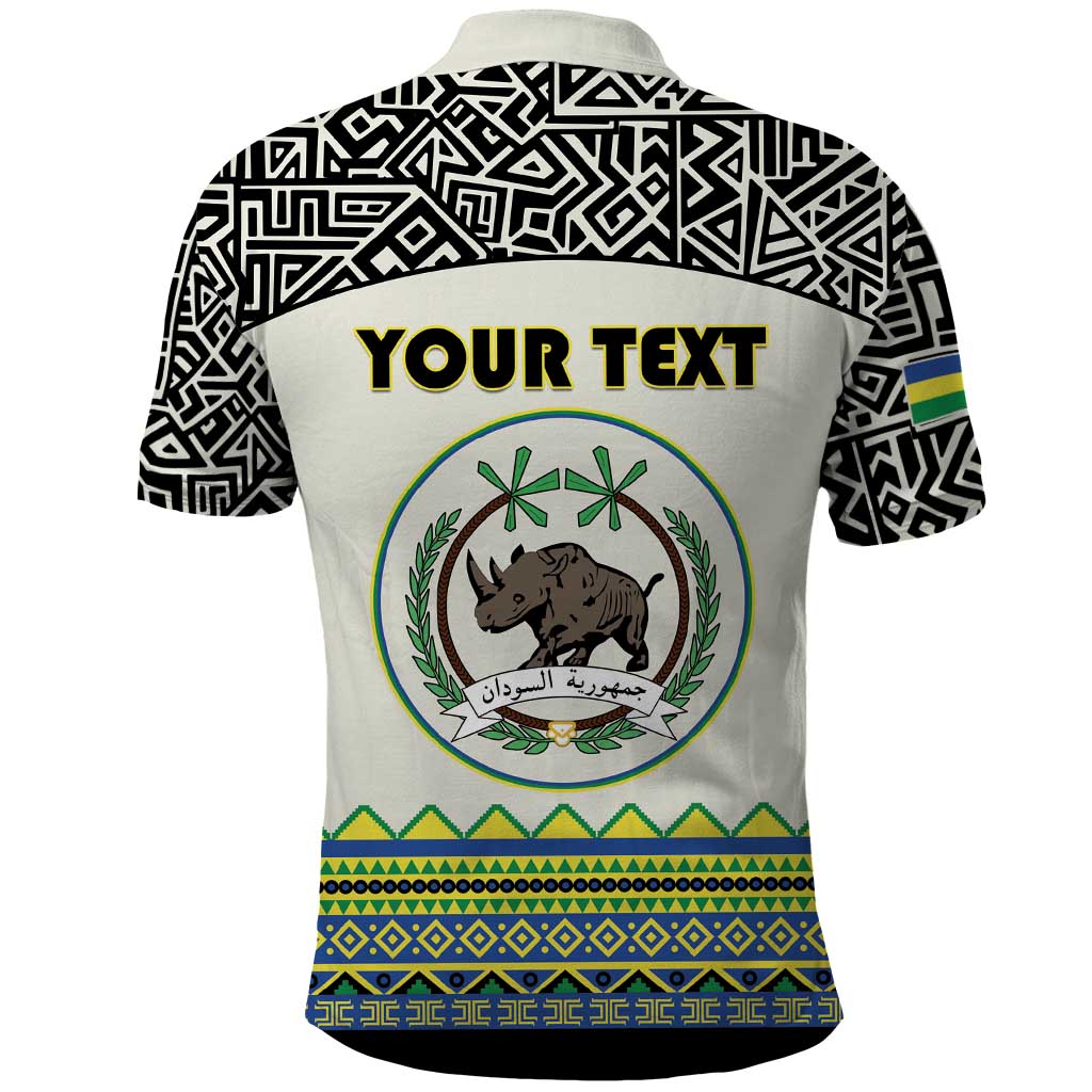 Personalized Sudan 1956-1970 Polo Shirt With African Pattern LT15