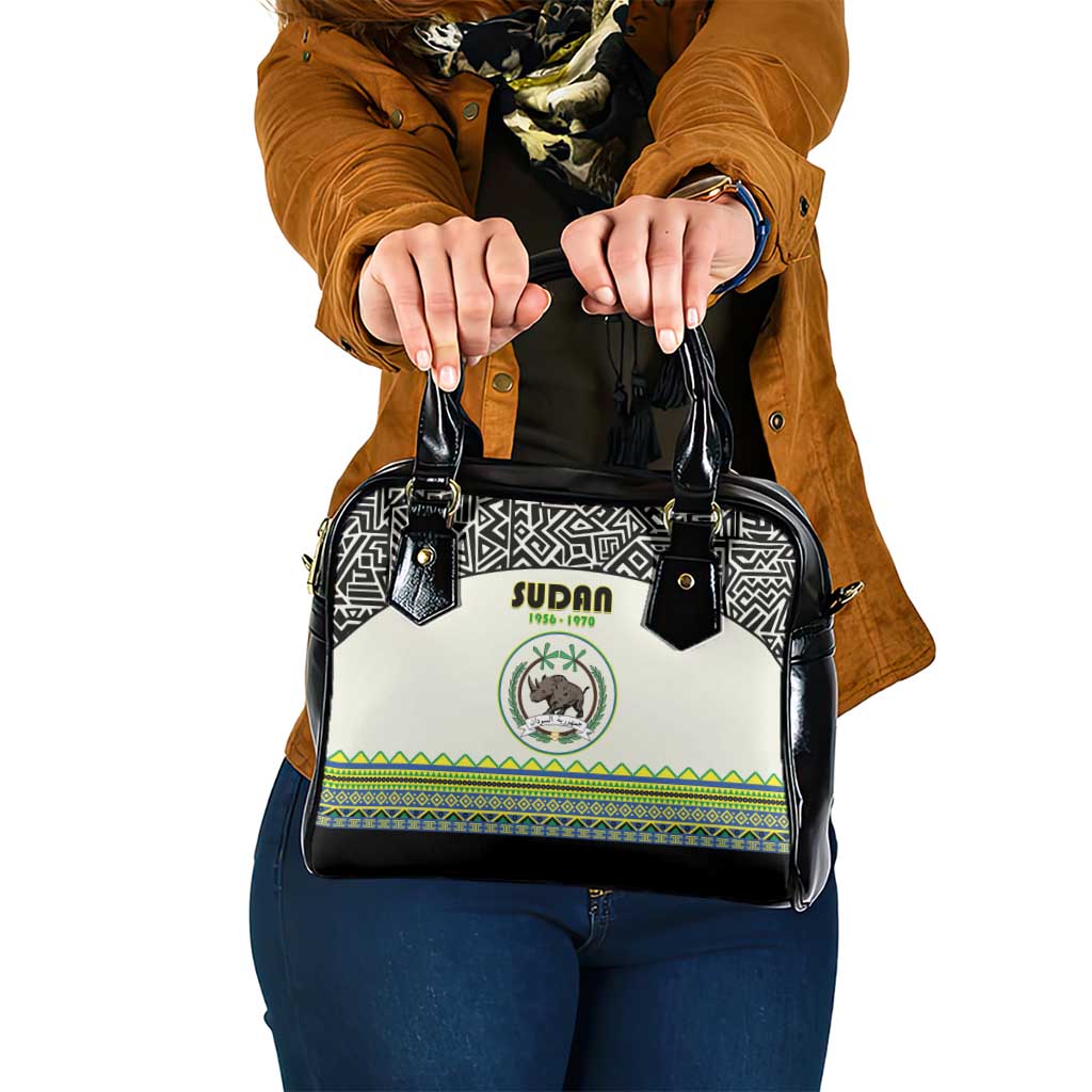 Sudan 1956-1970 Shoulder Handbag With African Pattern LT15