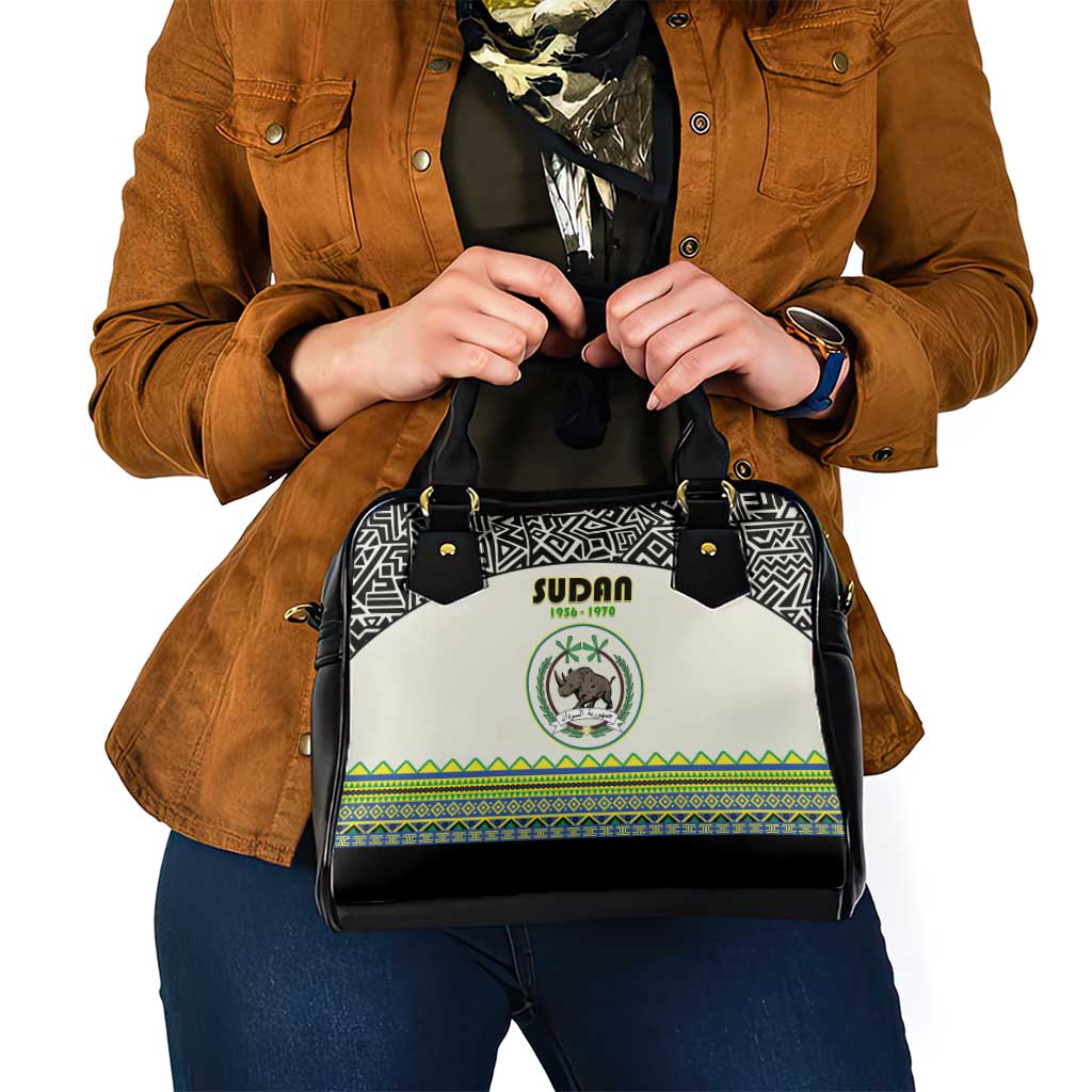 Sudan 1956-1970 Shoulder Handbag With African Pattern LT15