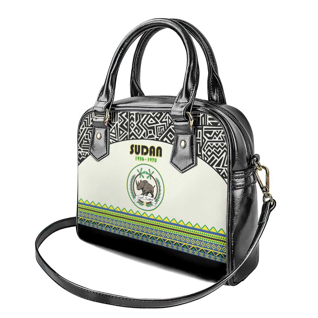 Sudan 1956-1970 Shoulder Handbag With African Pattern LT15