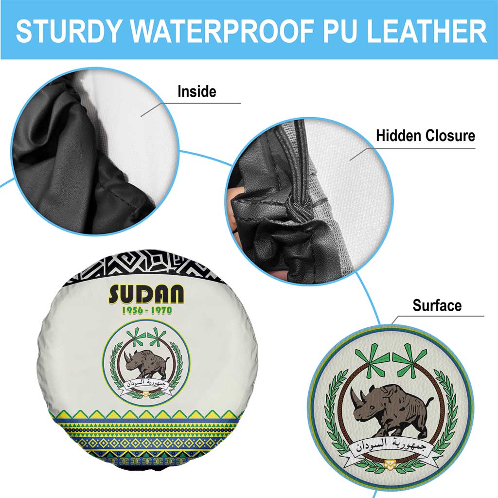 Sudan 1956-1970 Spare Tire Cover With African Pattern LT15