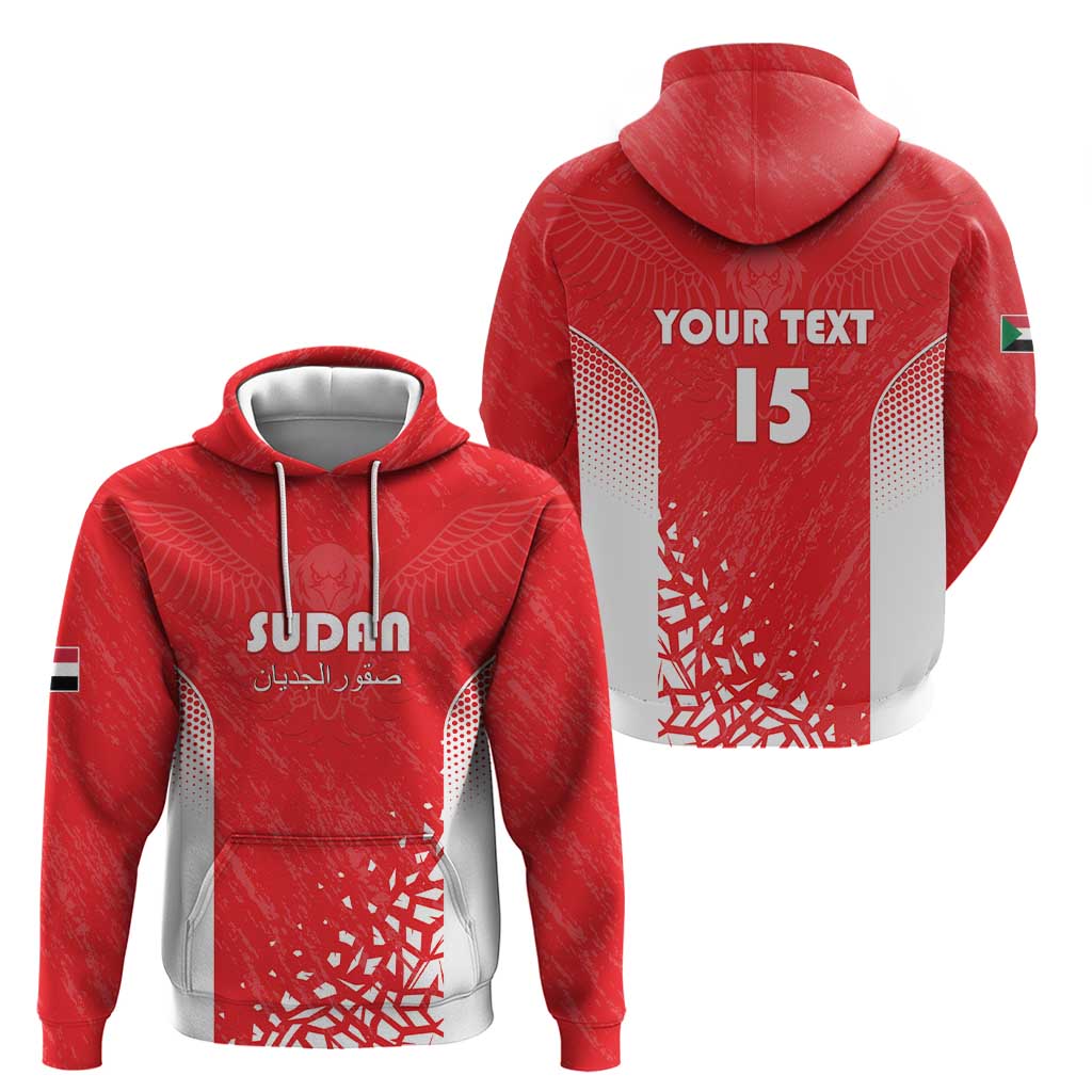 Custom Sudan Football Hoodie Come On Falcons of Jediane LT15