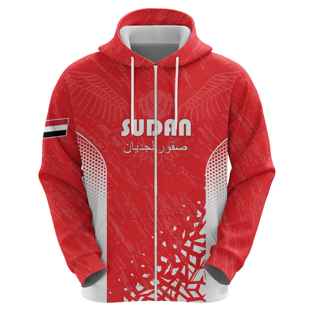 Custom Sudan Football Hoodie Come On Falcons of Jediane LT15