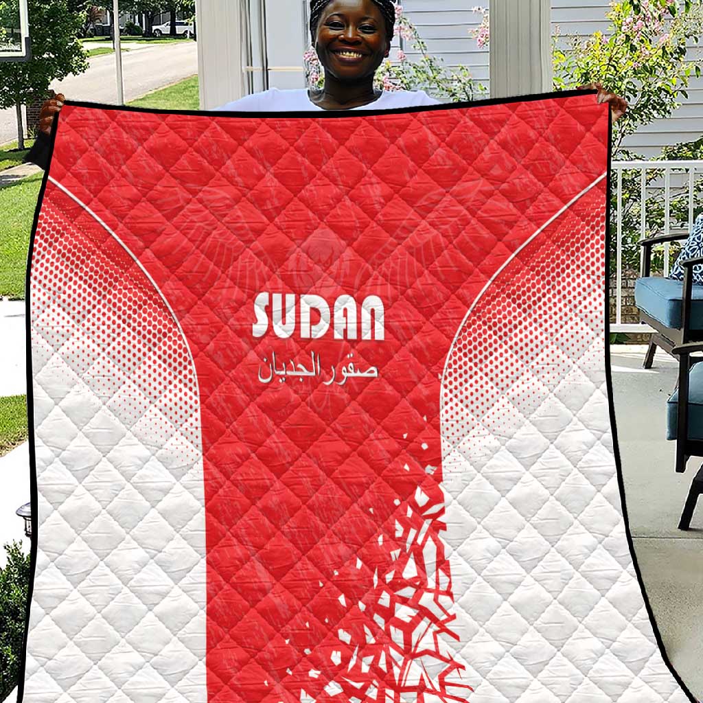 Sudan Football Quilt Yalla Falcons of Jediane LT15
