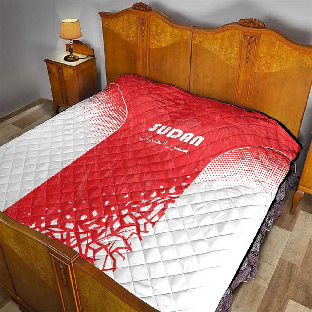 Sudan Football Quilt Yalla Falcons of Jediane LT15